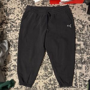 Puma Black Casual Joggers